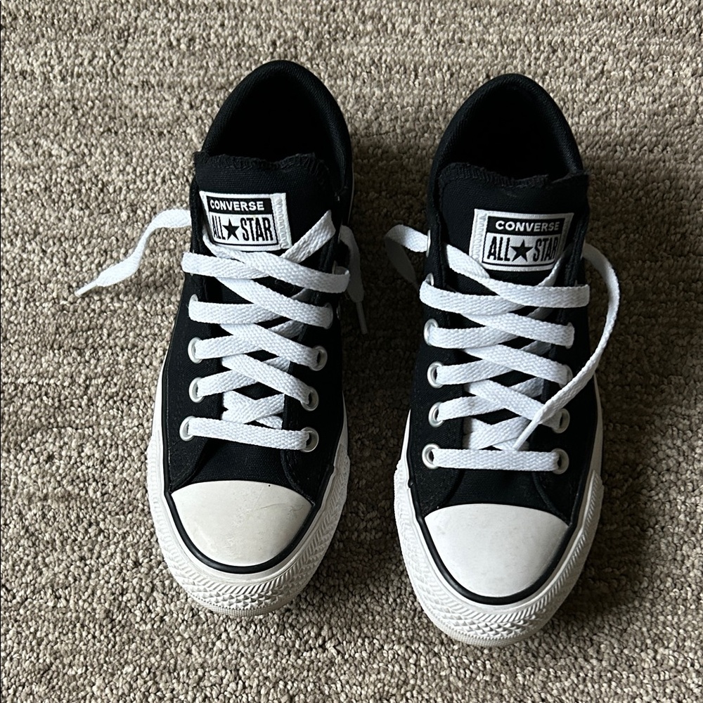 Converse Women’s Classic Black and White Sneakers